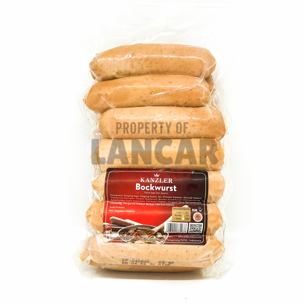 

KANZLER BOCKWURST 1KG / SOSIS SAPI DAN AYAM 1KG