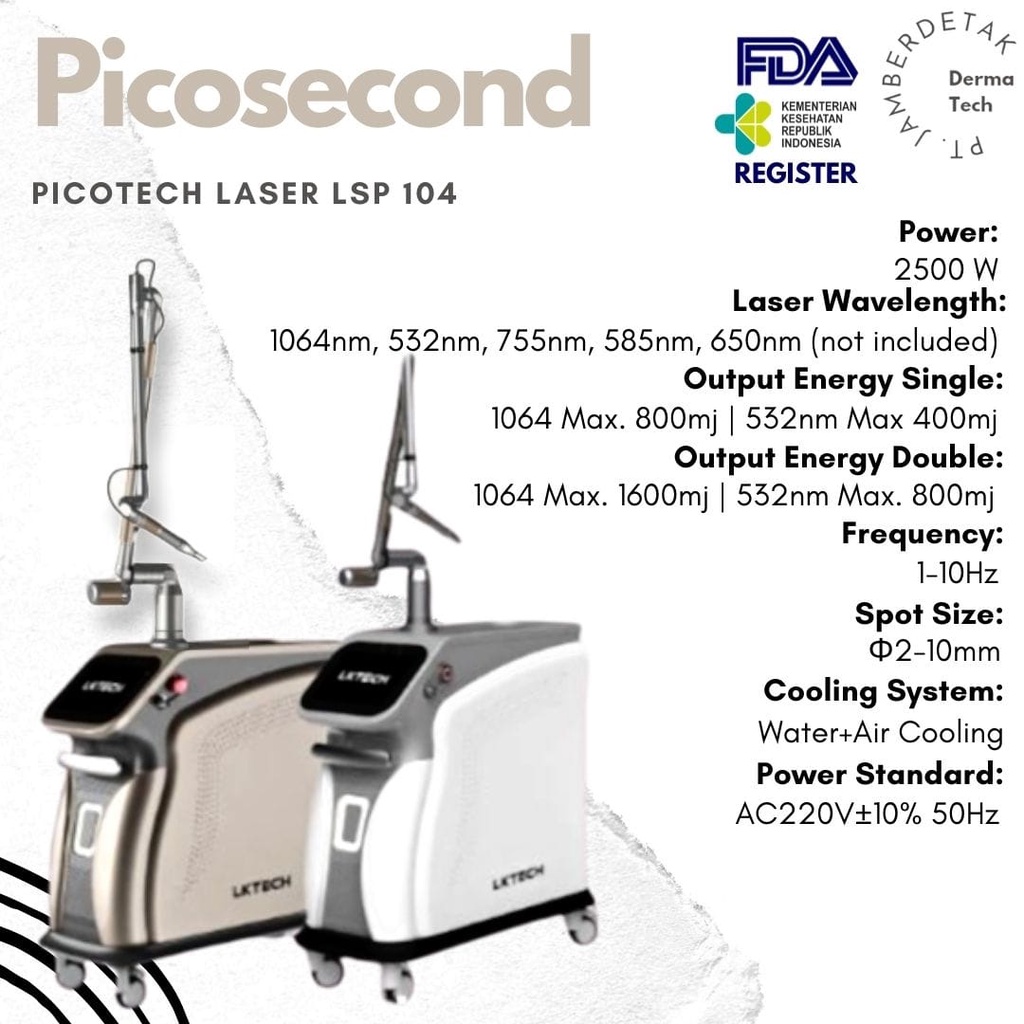 picosecond laser pico hapus tatto warna blackdool whitening flek melasma chloasma sulam alis tanda lahir