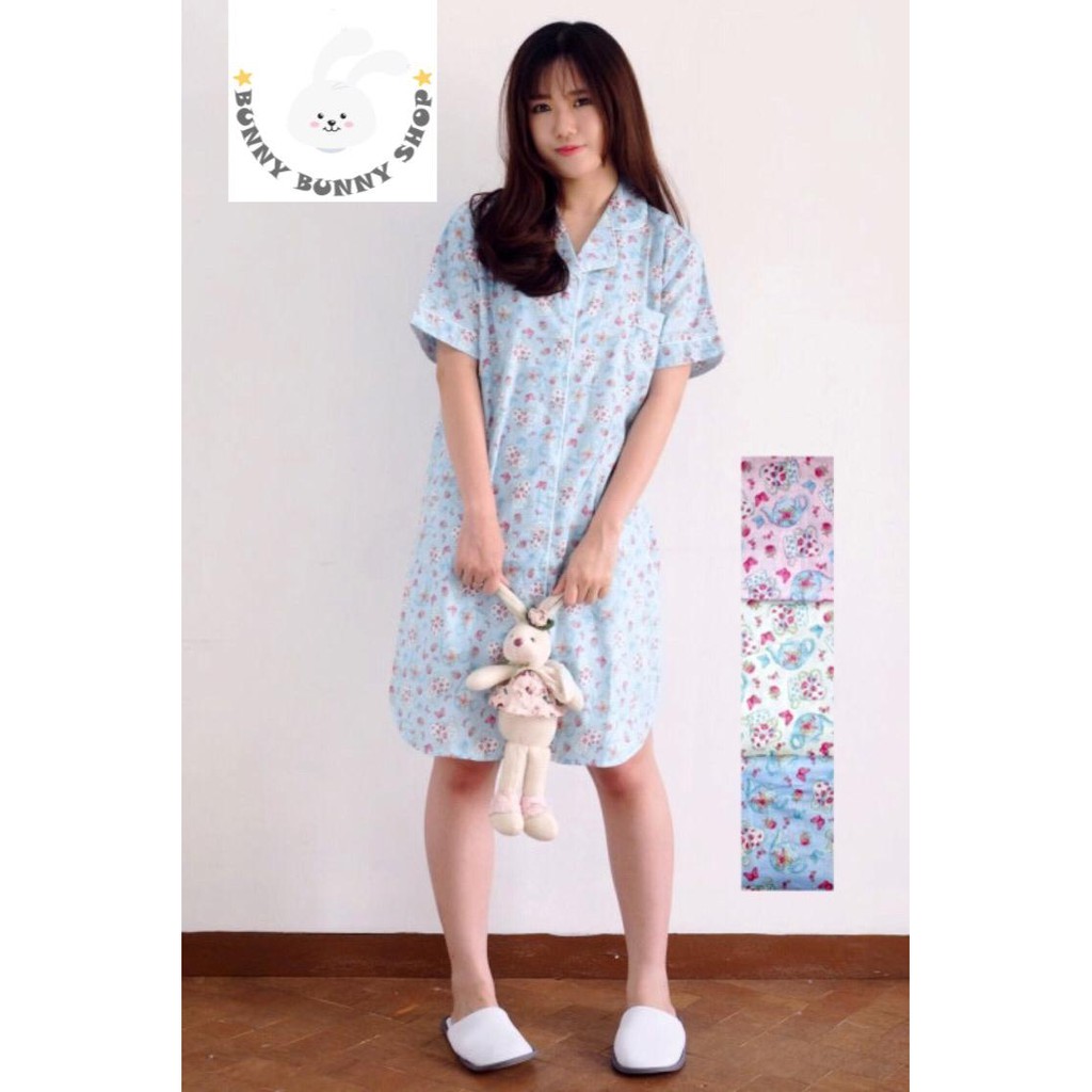 DASTER / BAJU TIDUR / PAJAMAS KAIN KATUN (PREMIUM) A-069