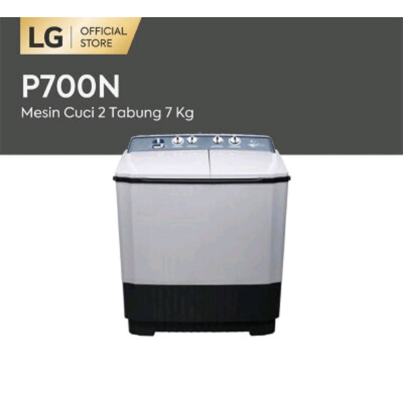 LG mesin cuci 2 tabung 7 kg P7000N