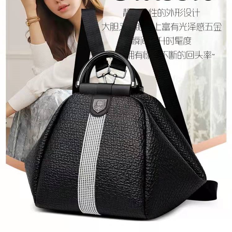 BJ32026 - BLACK - TAS RANSEL PUNGGUNG SLEMPANG MULTIFUNGSI WANITA FASHION IMPORT MODIS ELEGAN TERMURAH TERLARIS TERBARU BAGSTORE JAKARTA TAS BATAM LT2026 ZC3016 EL6624 GT1939 BQ3433 JT6345 CR7871