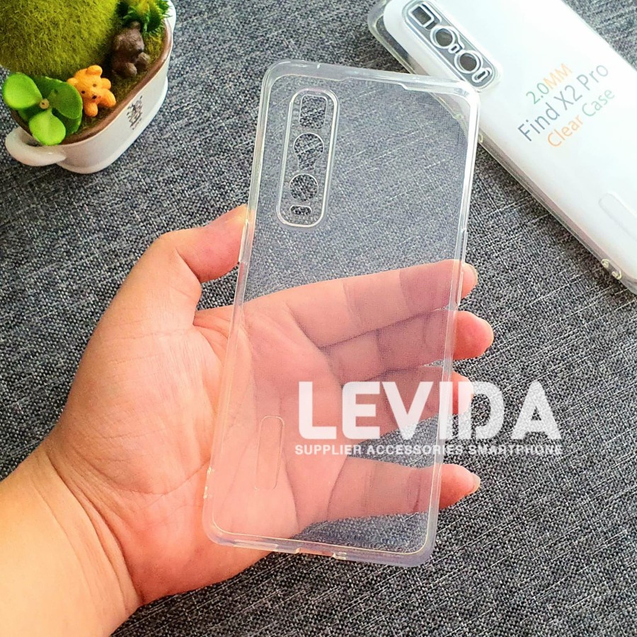 OPPO FIND X2 PRO FIND X2 CASE HD CLEAR BENING 2mm SILIKON BENING SOFTCASE CASING PROTECT CAMERA COVER PELINDUNG KAMERA