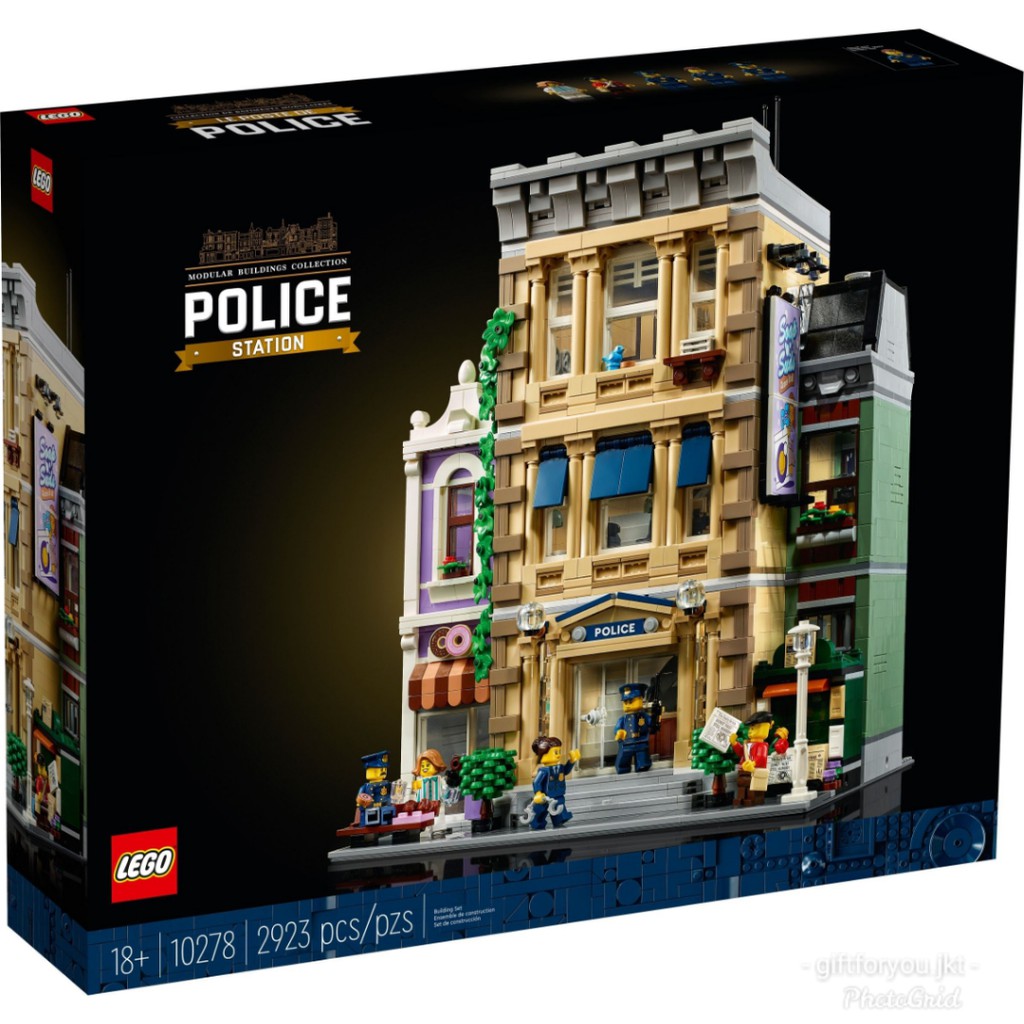 Lego Creator 10278 Police Station Mainan Bricks Building Kantor Polisi Toy Original