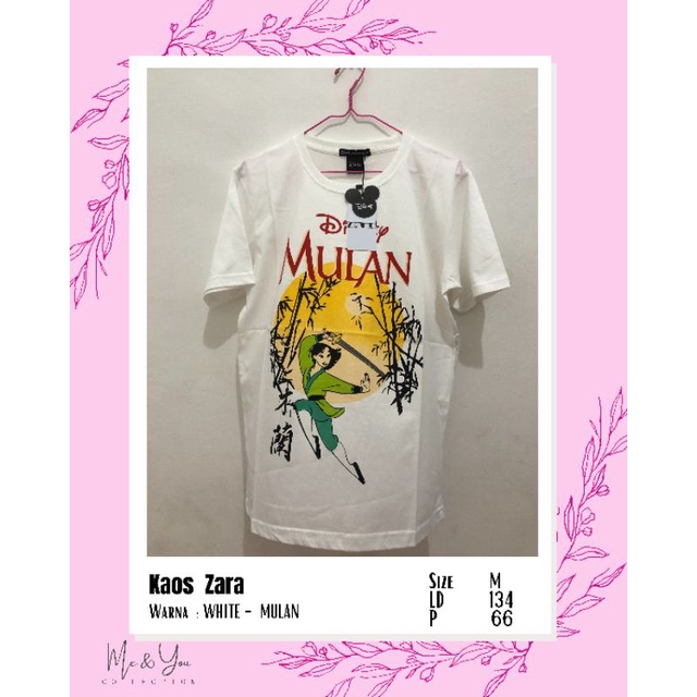 T Shirt Mulan Zara
