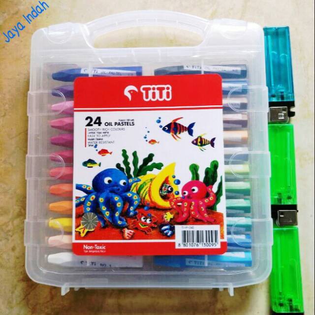 

Krayon Crayon Titi 24 Oil Pastels TI-P-24S 24 Warna Oil Pastel