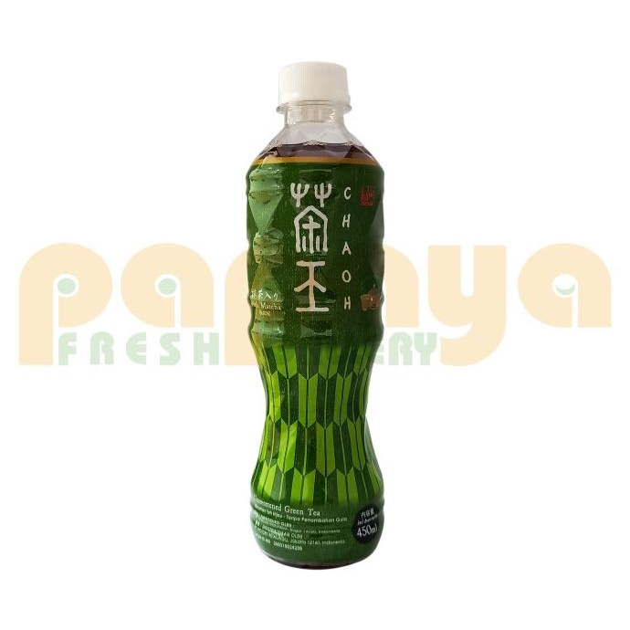 

] Chaoh Unsweetened Green Tea with Matcha 450 mL