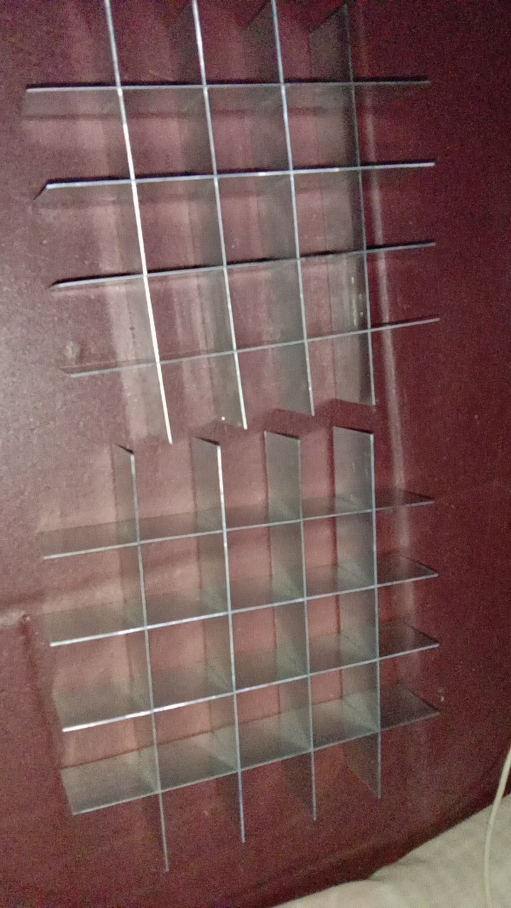 Loyang Brownies Sekat/loyang Persegi Panjang/loyang Sekat Bongkar Pasang