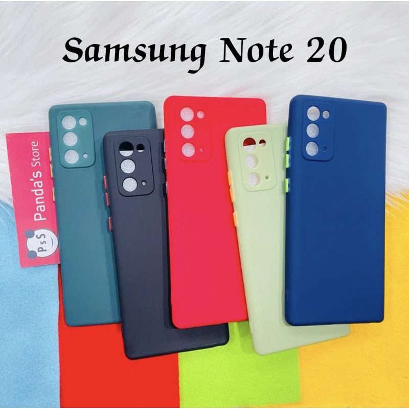 Case Samsung Note 20 Babycase + Pelindung Kamera, Makaron Full Color (PsS)