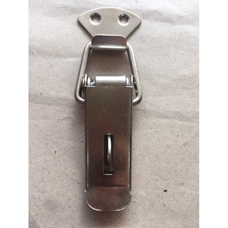 overval / kaitan / kunci koper + tempat gembok stainless steel (XL)