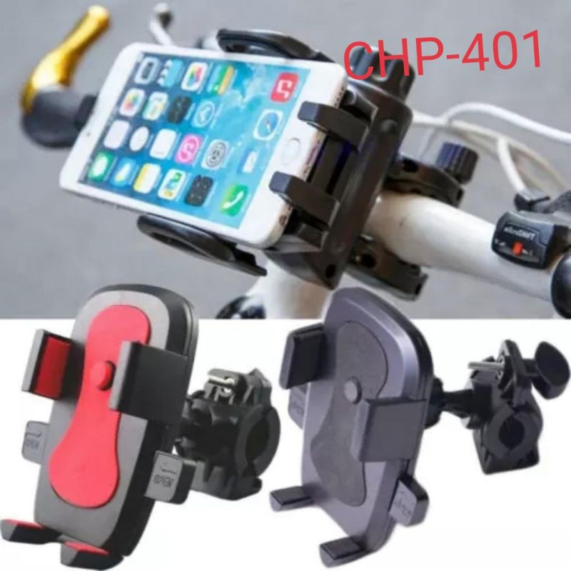 Phone Holder Dudukan Handphone Hp Sepeda Motor Spion Universal 6.5inci