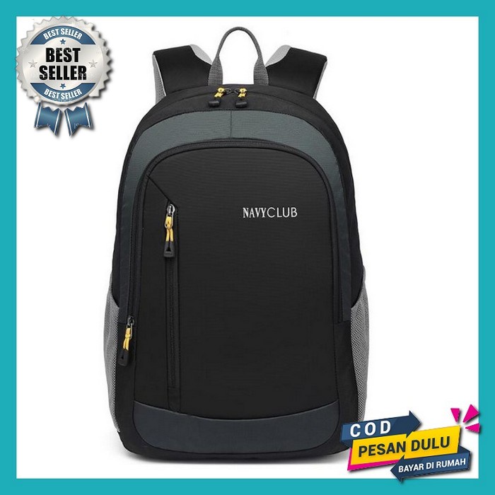 Tas Punggung Pria Wanita Waterproof Keren Polos Backpack Pria Distro Original Import Anti Air Tas Co