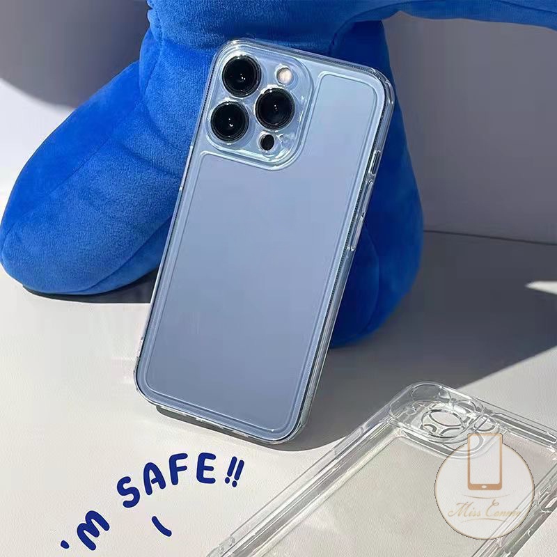 IPHONE Casing Ponsel Ruang Mewah Kompatibel Untuk Iphone11 13 12 14 Pro Max 7Plus 8Plus 7 8 14 XR X SE 2020 XS Max 14 Pro Max Clear Shockproof Soft TPU Back Cover