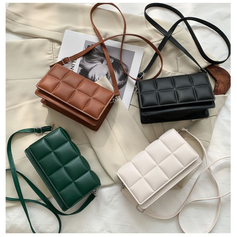 Tas Wanita Kulit PU Berkualitas Tinggi Tas Selempang Designer Luxury Tas Tangan Wanita Chain Tote