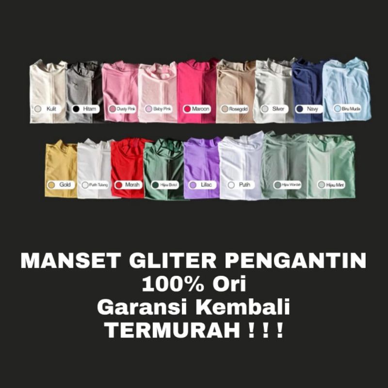 Manset Lycra Glitter pengantin Premium  Dan Kebaya Wanita