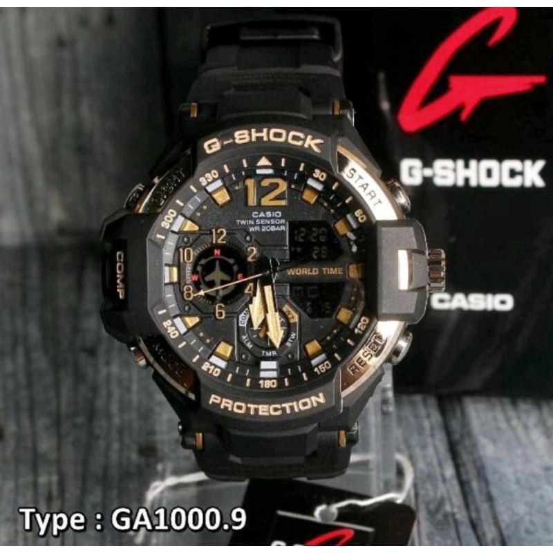 Jam Tangan_G_Shock_GA1000 Jam Tangan Dualtime Tahan Air