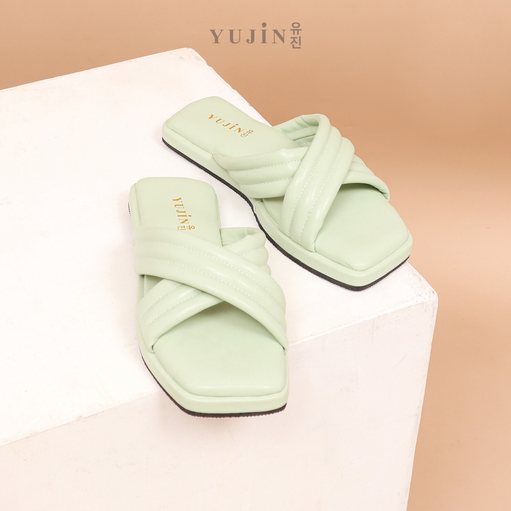 YUJIN Sandal Teplek Wanita Harumi Women Korean Fashion