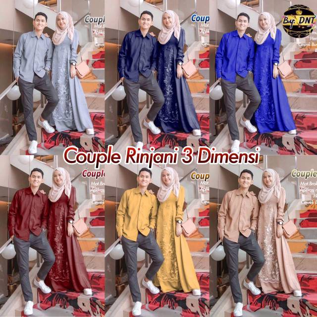 Baju Couple Party 3 Dimensi