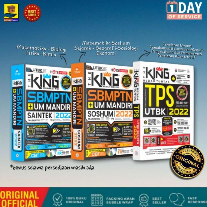 

BUKU THE KING SBMPTN SOSHUM SAINTEK 2022 ( New Update ) Star Seller Termurah