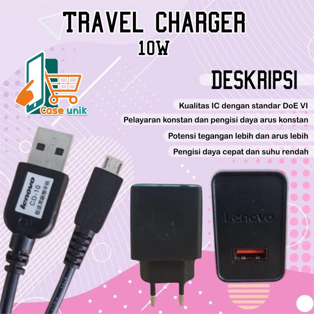 BM100 Charger Cashan Lenovo Original Fast Charging Micro USB a6000 a7000 k6note CS3142