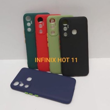 Silikon TPU Macaron Warna Warni Infinix Hot 11