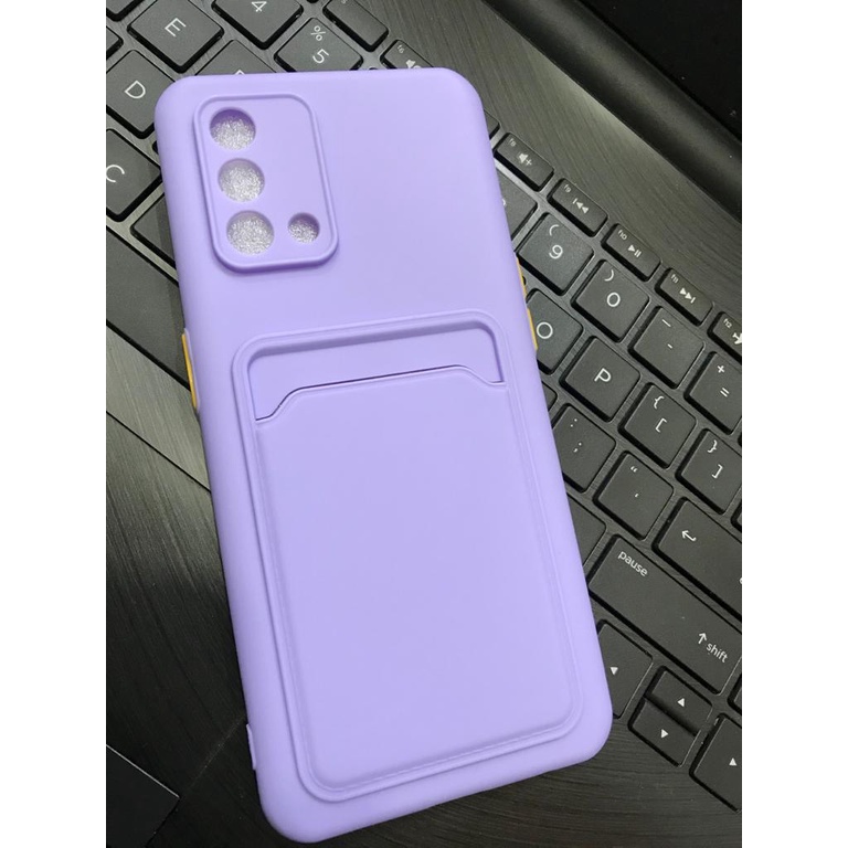 Case Slot Kartu Oppo A74 A11k A12 A5s A7 F9 A32 A33 A53 Casing Bahan Premium