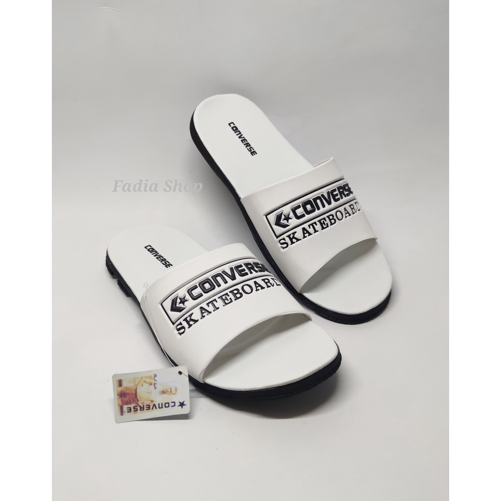 SANDAL PRIA SELOP PUTIH PUTIH CVS. SANDAL SELOP. SANDAL PRIA . SANDAL SLIDE. SANDAL RUMAH. SANDAL SANTAI