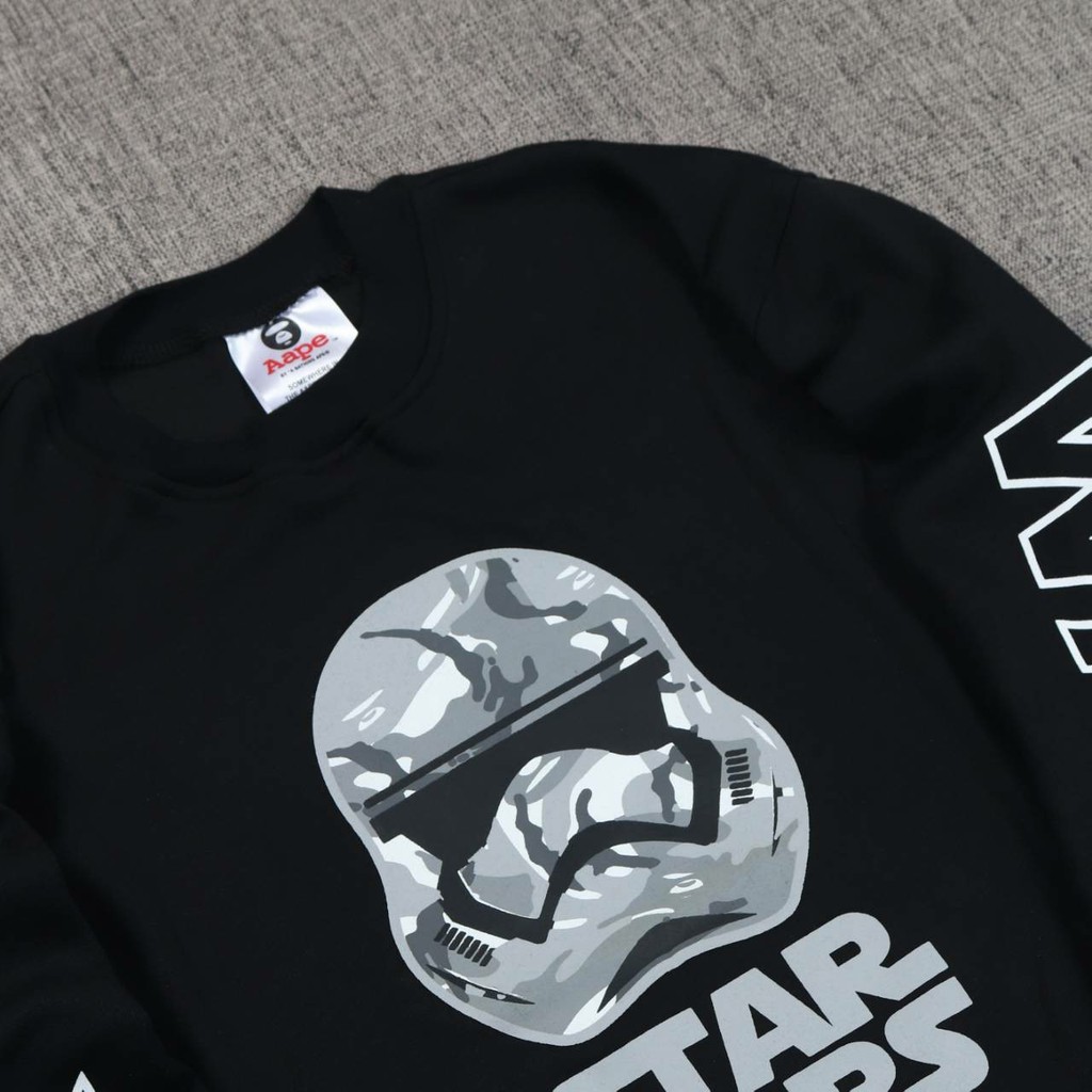 JAKET SWEATER CREWNECK FS APE STAR WARS UNISEX PREMIUM QUALITY