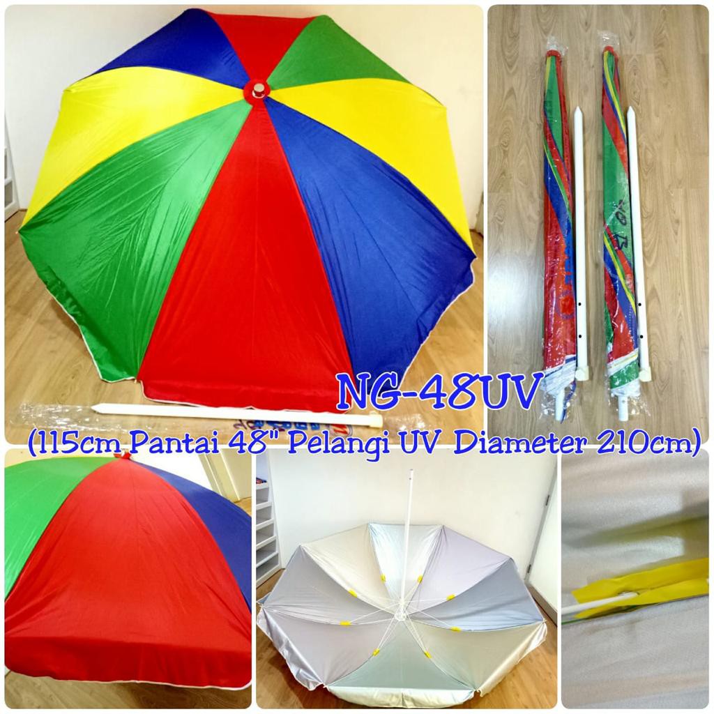 Payung Tenda 48” / Payung Pantai / Payung Cafe 240cm