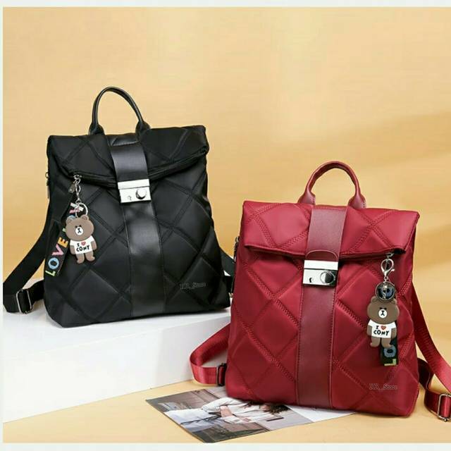 RANSEL WANITA BURBERRY TYPE JC TW 9332 8802 GC Tas Wanita Ransel P GAYA BARU KERJA CEWEK SANTAI P1D3