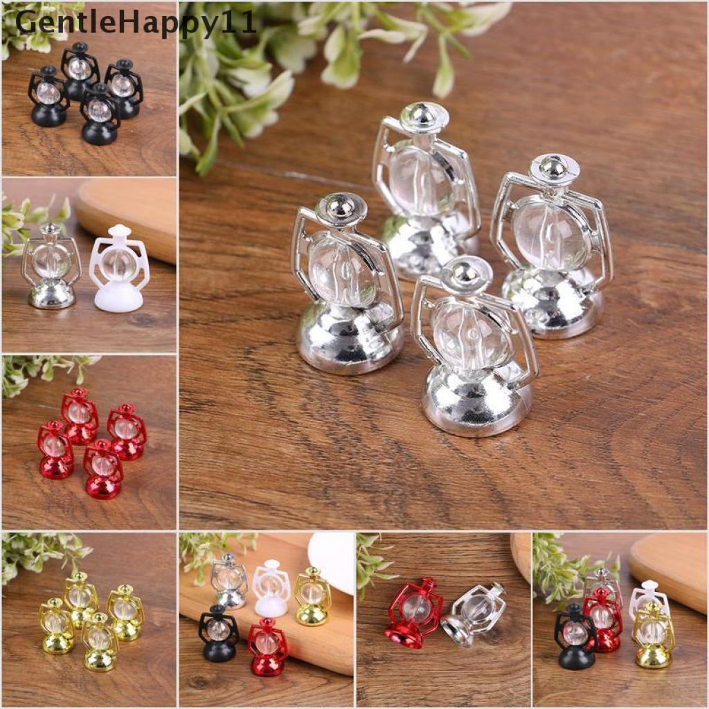 Gentlehappy 4pcs / Set Ornamen Lentera Kuda pony Bahan Plastik Untuk Dekorasi Meja / Kerajinan Tangan DIY