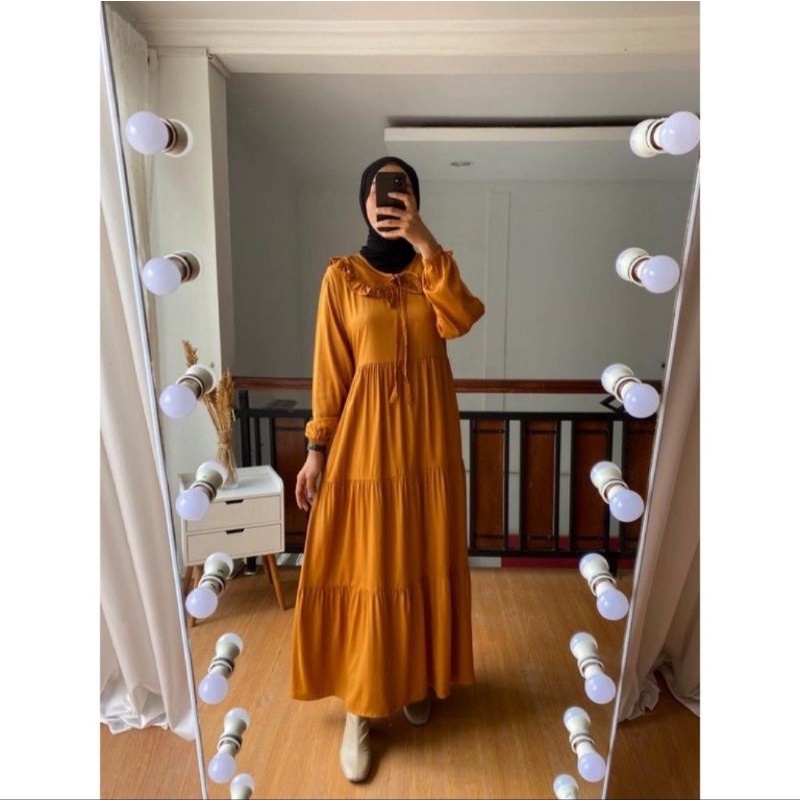 MOMITA GAMIS DRESS CRIKLE AIRFLOW