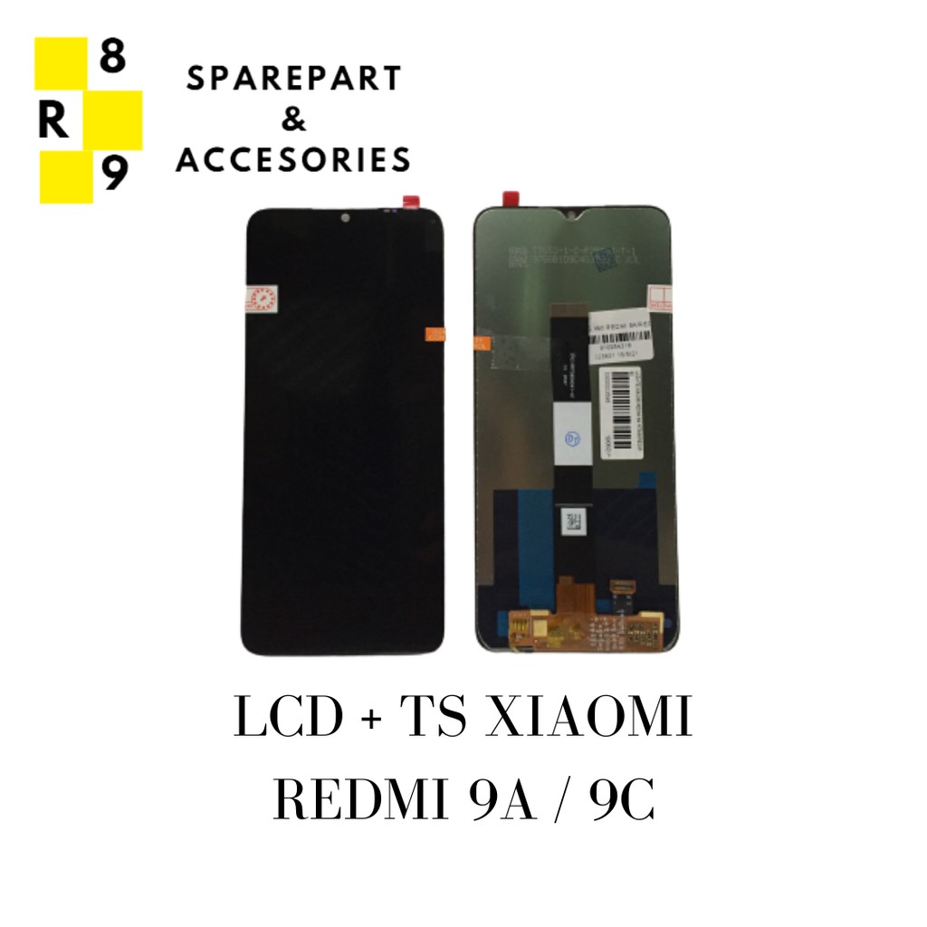 LCD + TS FULLSET XIAOMI REDMI 9A HITAM/REDMI 9C