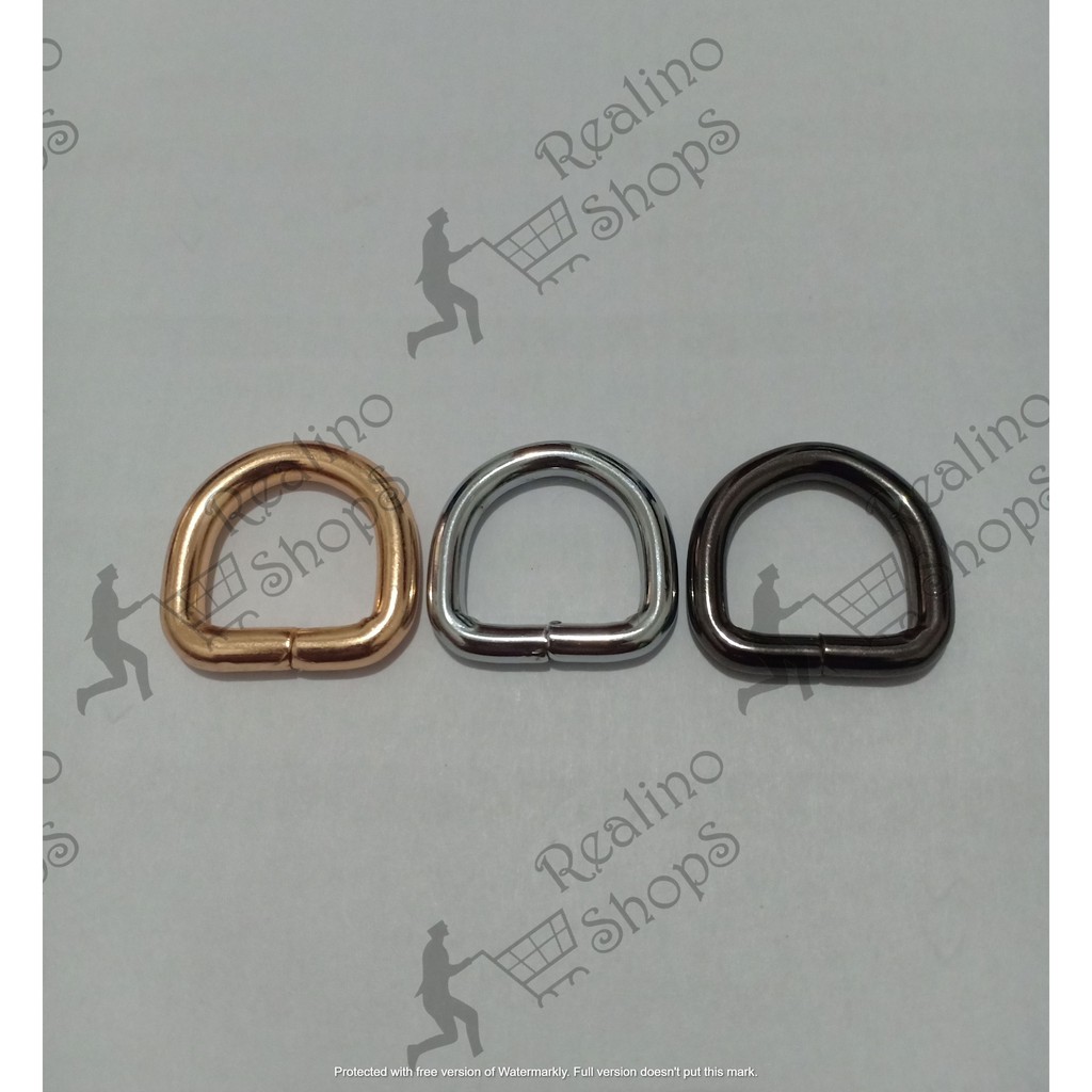 RING D TINGGI - 1.5CM NEKEL (KUALITAS TEBAL) - AKSESORIS TAS