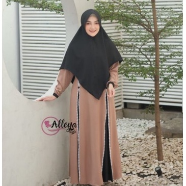 GAMIS SET KHIMAR ALLESYA BY ALLEYA RENDA S M L XL XXL OVERSIZE ELEGANT MODEL SET SYARI TERBARU