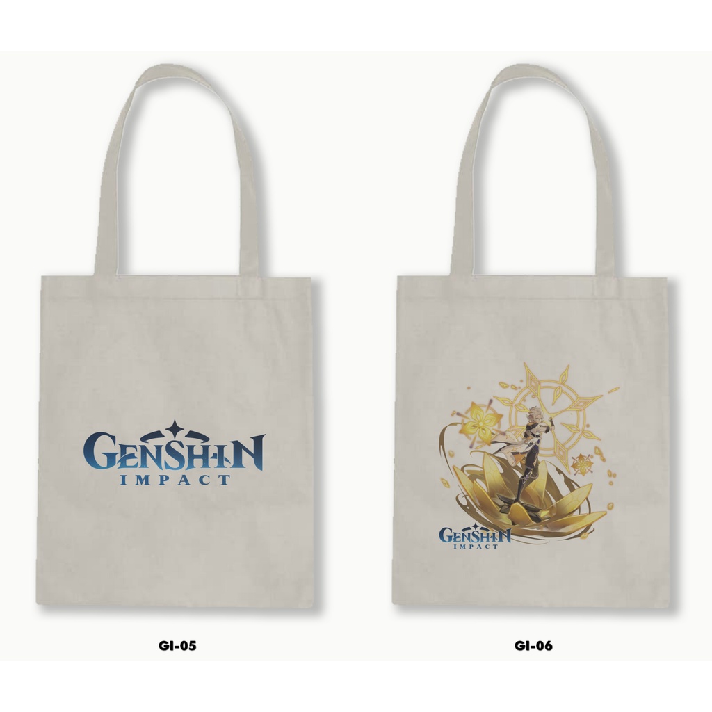 TOTE BAG BLACU - GHENSHIN IMPACT