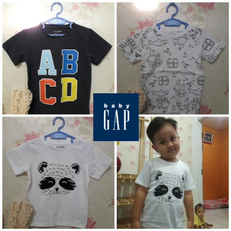 Kaos anak laki-laki babyGap | babyGap Boy | Baju anak branded murah | Size Toddler 1 - 4 tahun