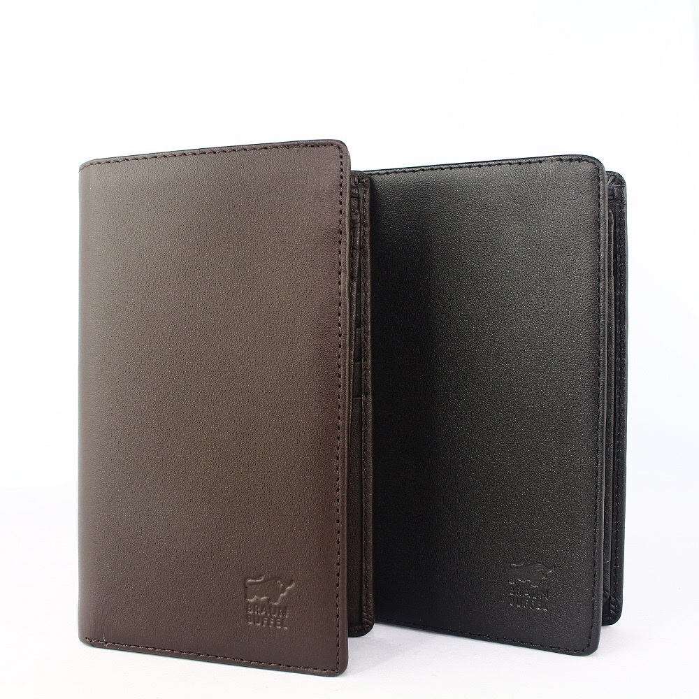 TOKOKOE - Dompet Pria model Tanggung bahan Kulit Premium Dompet Lipat - BB 604 Brown