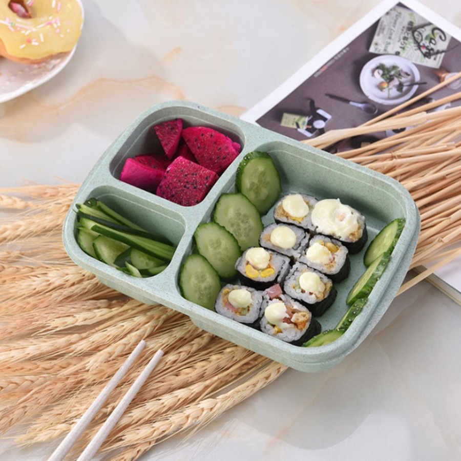 KOTAK MAKAN BENTO 3 SEKAT / LUNCH BOX