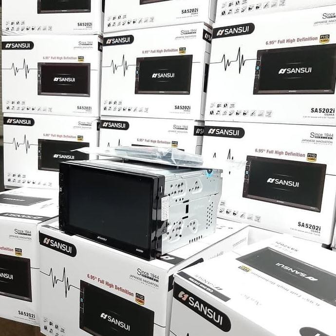 READY tv mobil double din mirrorlink sansui sa 5202i obami