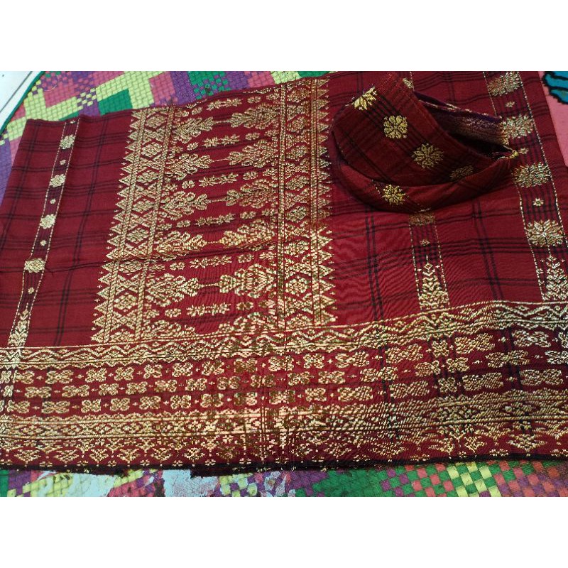 Tanjak Rumpak Songket Asli Tenun Khas Palembang