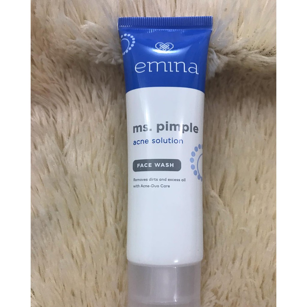 Emina Ms. Pimple Acne Solution Face Wash 50ml Shopee Indonesia