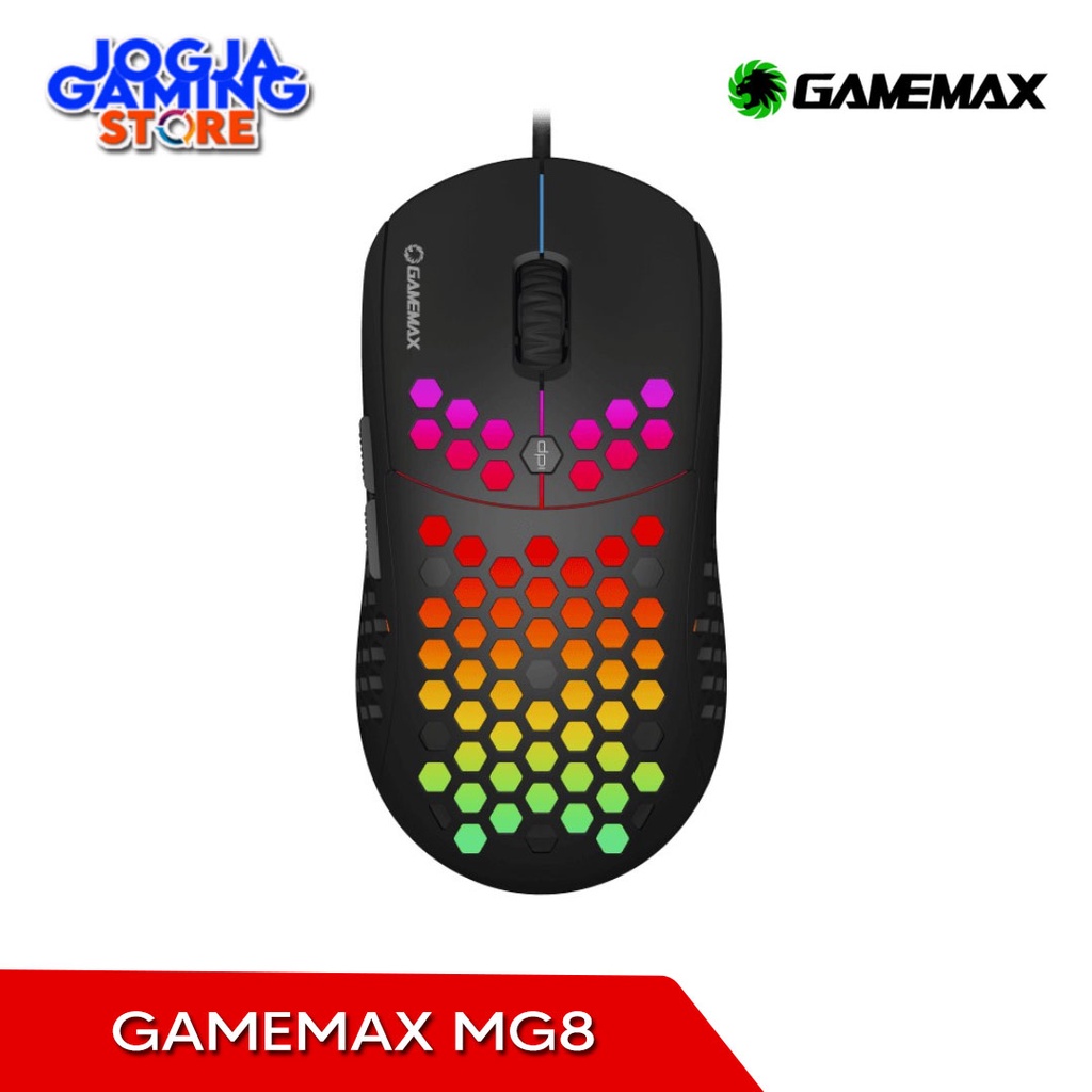 GAMEMAX MG8 HONEYCOMB GAMING MOUSE RGB