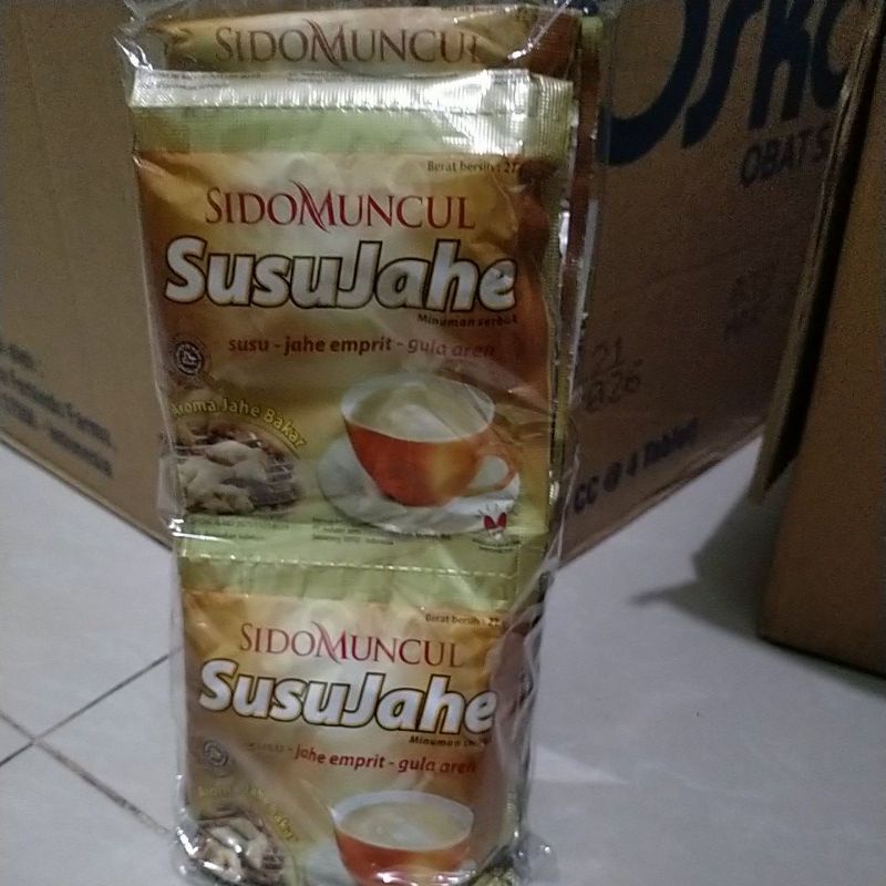 susu jahe sidomuncul per pack @10bungkus.