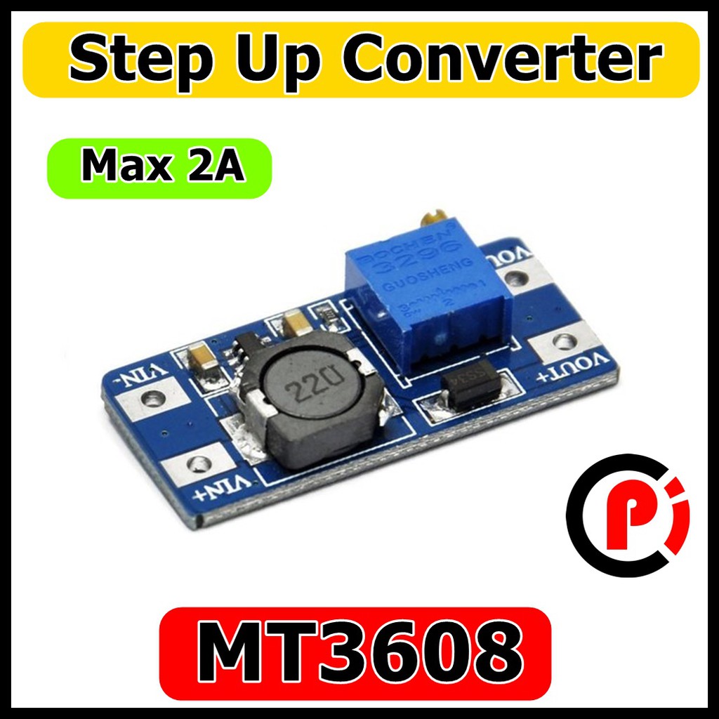 MT3608 DC STEP UP BOOST CONVERTER 28VOLT 2A MODULE