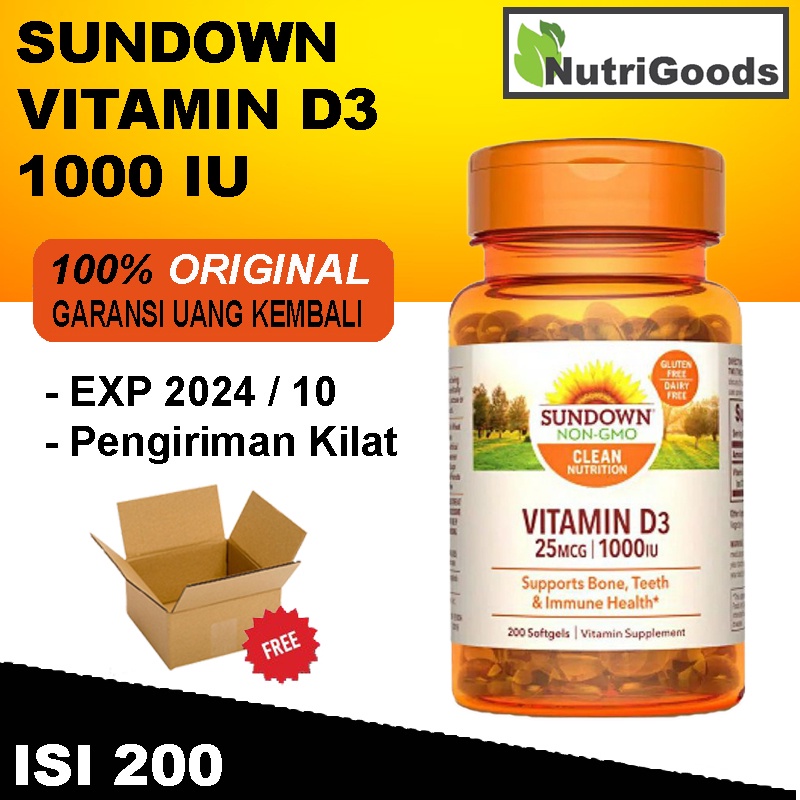 SUNDOWN D3 1000IU 200
