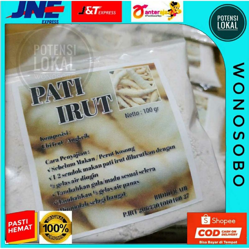 

PATI IRUT MURNI | 100 gram | PATI ANGKRIK | PATI GARUT | Obat Magh Herbal