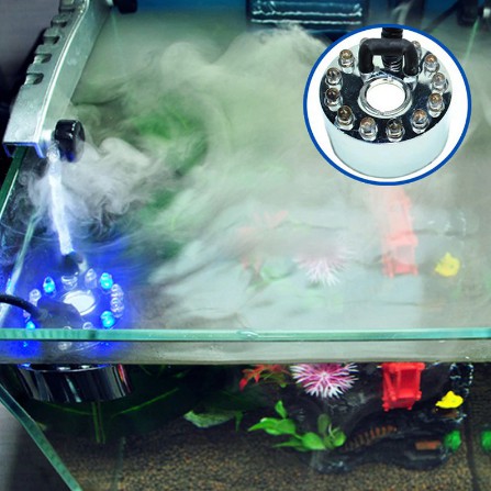 Mist Maker LED Stenlis 20mm + Adaptor 24V 1A Mesin Kabut Cahaya Lampu [C]