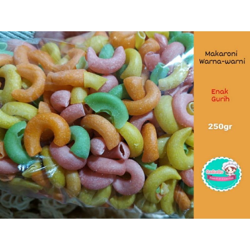 

MAKARONI WARNA WARNI / KERUPUK (MENTAH)