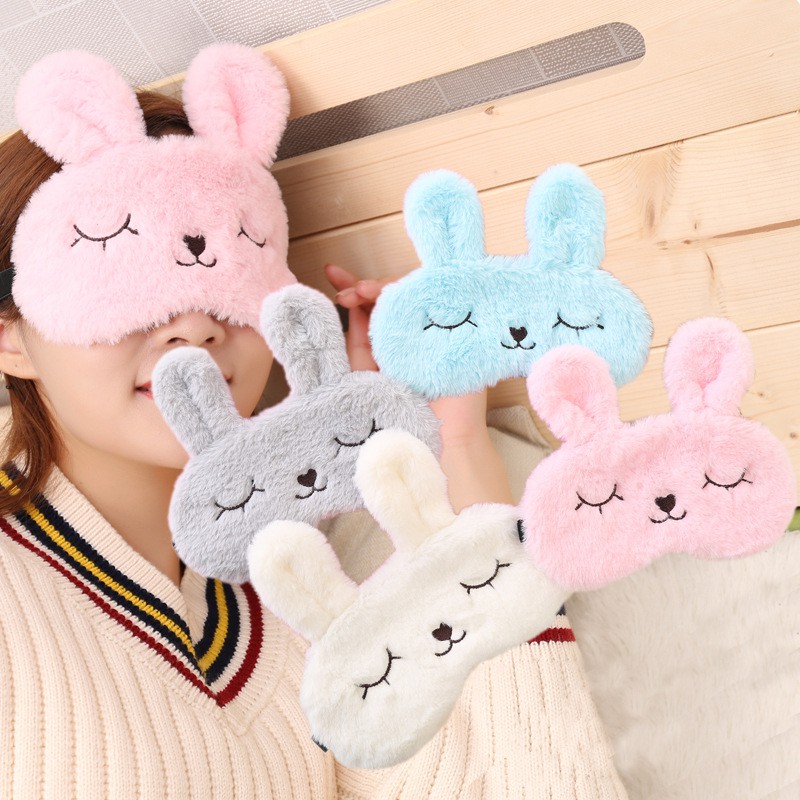 Penutup Mata Rabbit Karakter Kelinci Eyeshade Sleeping Eyemask