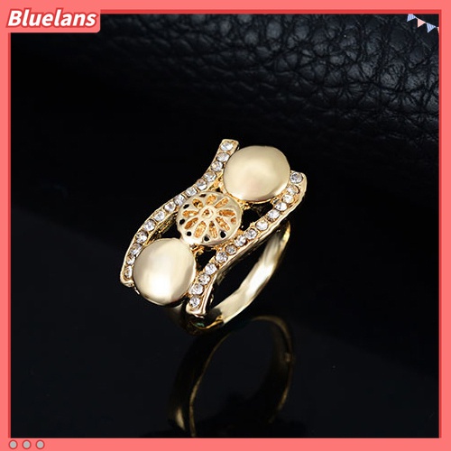 Set Kalung Gelang Cincin Anting Bentuk Bunga Bulat Untuk Pengantin Wanita